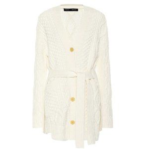 NWT Proenza Schouler 100% Wool Cable Knit Cardigan